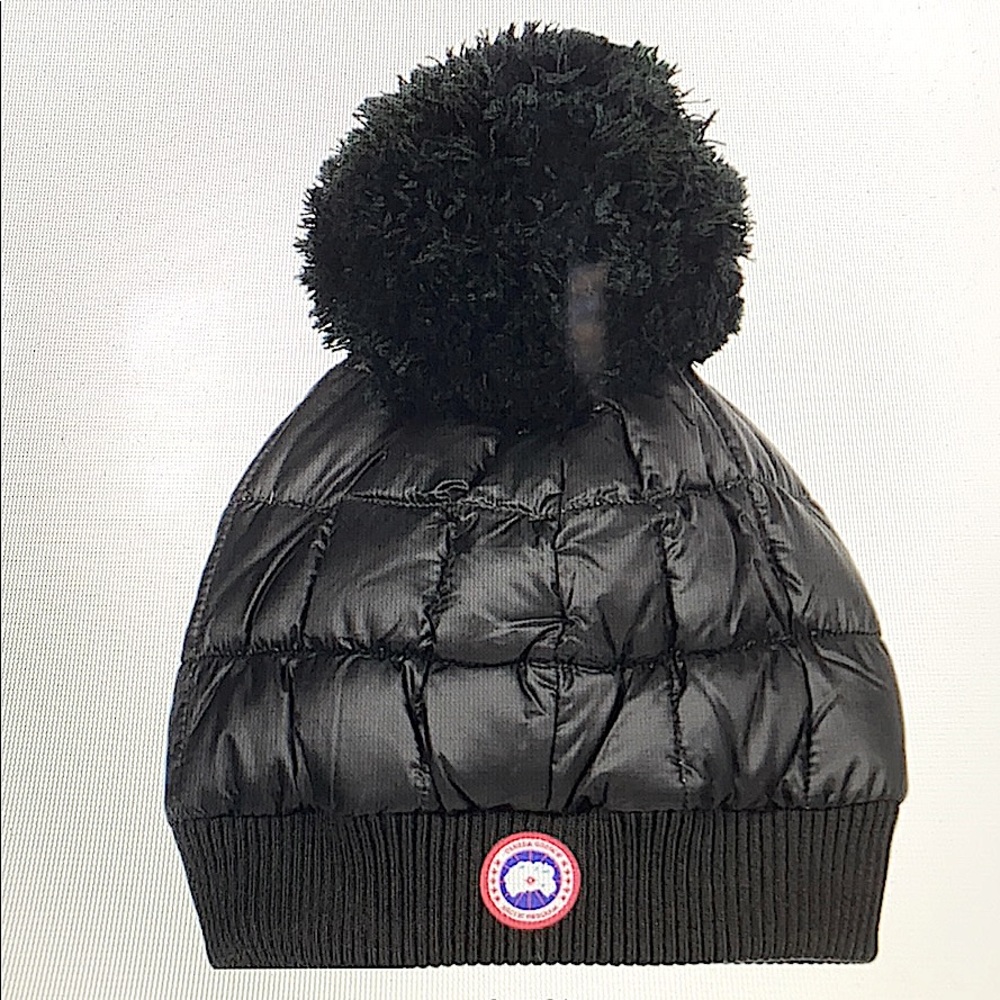 Canada Goose Quilted Down Pom Beanie